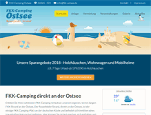 Tablet Screenshot of fkk-camping-ostsee.de